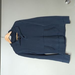 J Crew Button Up Sweater Navy Blue Size Medium M